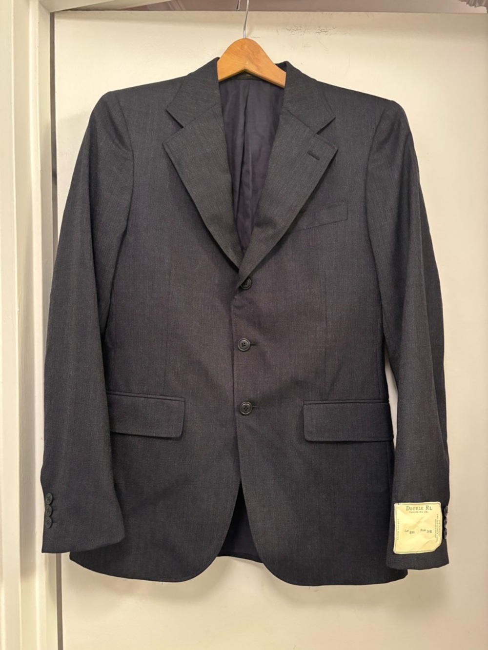New Ralph Lauren RRL Double RL blazer sports jacket 38 R coat Grey Wool designer